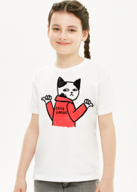 koszulka co się gapisz z wrednym kotem