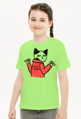 koszulka co się gapisz z wrednym kotem