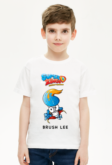 Koszulka dziecięca Super Zings Brush Lee