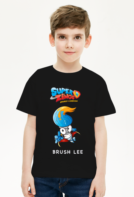 Koszulka Super Zings Brush Lee czarna
