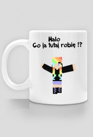 Kubek "Halo Co ja tu robie !? "