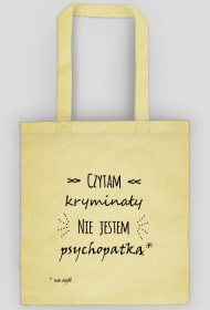 Czytam kryminały - torba