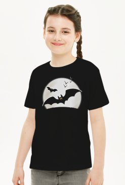 koszulka na halloween w nietoperze