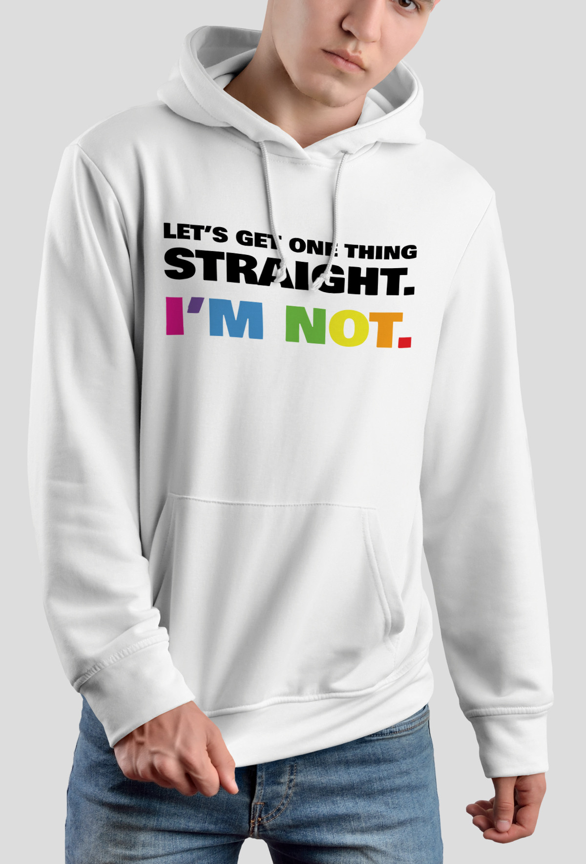 Bluza - Not Straight (Wyjątkowy prezent)