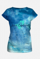 T-shirt damski Love Explore Blue Ocean