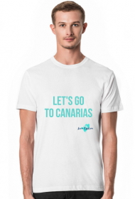 "Let's go to Canarias" T-shirt męski