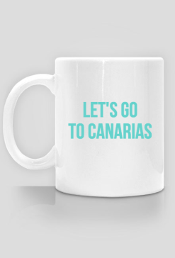 "Let's go to Canarias" kubek