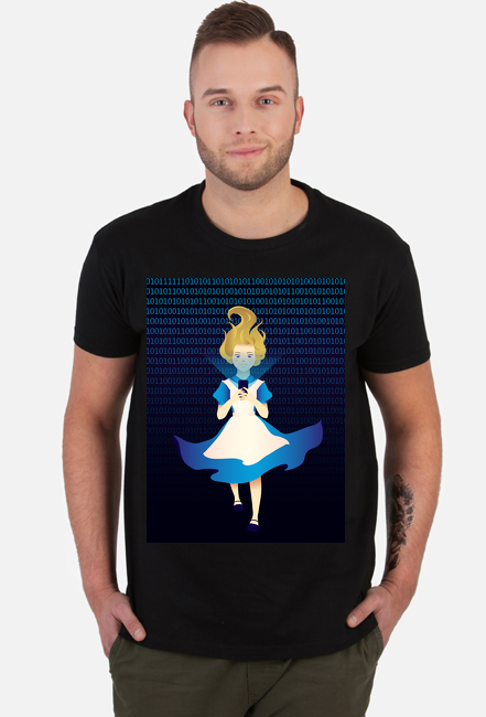 Męska koszulka "Alice in Cyberland"