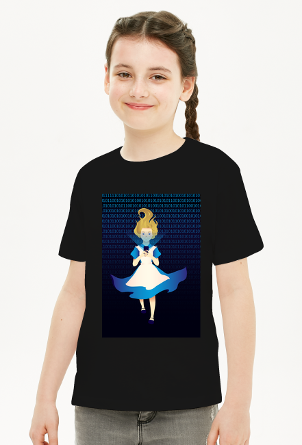 Dziewczynka- koszulka "Alice in Cyberland"