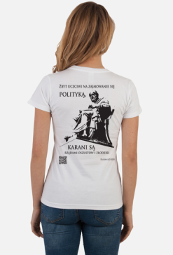 Platon 2020 podkoszulek damski z krótkim rękawem  plecy