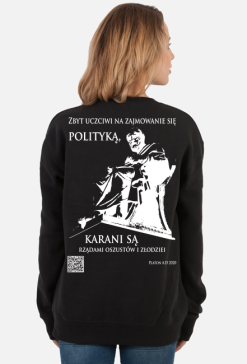 Platon 2020 w. bluza damska z długim rękawem plecy