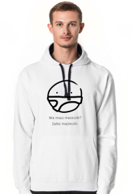 Bluza "Zamiast maseczki" - midnight black