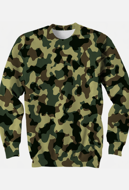 Bluza męska bez kaptura - Moro