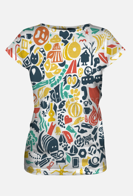 Koszulka damska - Kolorowo