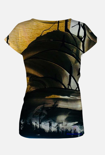 Koszulka cała 11 DiamentowyDuch. Naniesiony obraz z pracowni Kamili Ottenberg Kamińskiej.