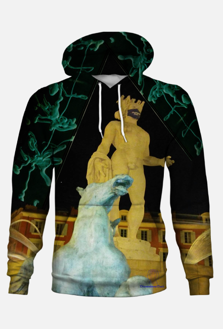 Bluza cała 11 DiamentowyDuch. Naniesiony obraz z pracowni Kamili Ottenberg Kaminskiej.