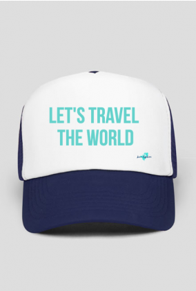 "Let's travel the world" Czapeczka Unisex