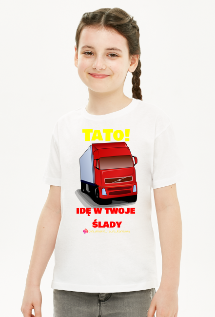 Koszulka dziecięca (wybór koloru) Tato!
