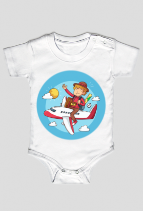 Body niemowlęce "Podróż Samolotem"