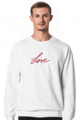 Bluza "Love" - deep red