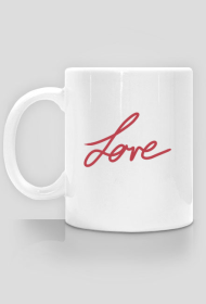 Kubek "Love" - deep red