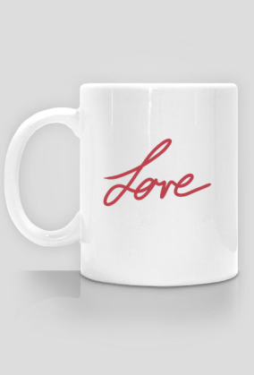 Kubek "Love" - deep red