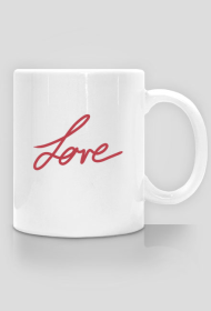 Kubek "Love" - deep red