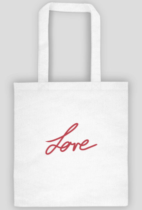 Torba "Love" - deep red