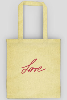 Torba "Love" - deep red