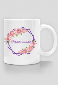 Bridesmaid rose & lavender - kubek