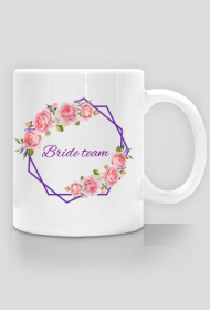 Bride team rose & lavender - kubek