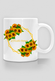 Bride team sunflower - kubek