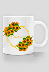 Bridesmaid sunflower - kubek