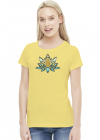 koszulka damska kwiat lotosu