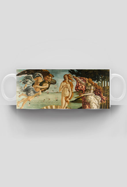 Narodziny Wenus - Kubek szeroki nadruk