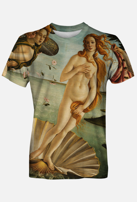 Narodziny Wenus - T-shirt męski fullprint