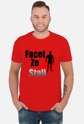 Koszulka męska Facet ze stali