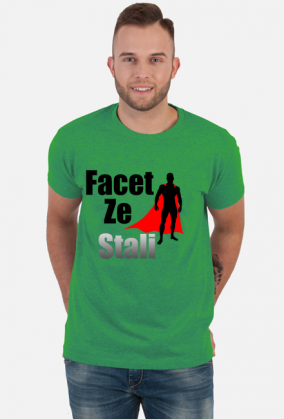 Koszulka męska Facet ze stali