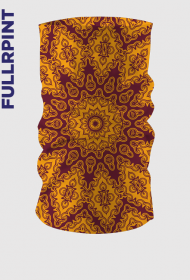 fajny kolorowy komin z nadrukiem