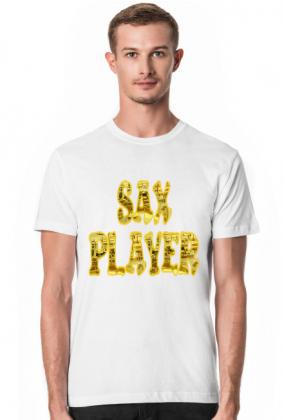 Biała koszulka Sax Player