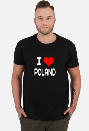 KOSZUKA ILOVE POLAND MĘSKA CZARNA