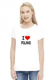 KOSZUKA ILOVE POLAND DAMSKA KOLOR