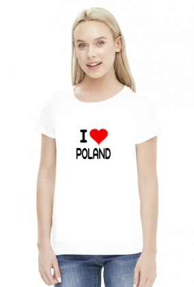 KOSZUKA ILOVE POLAND DAMSKA KOLOR