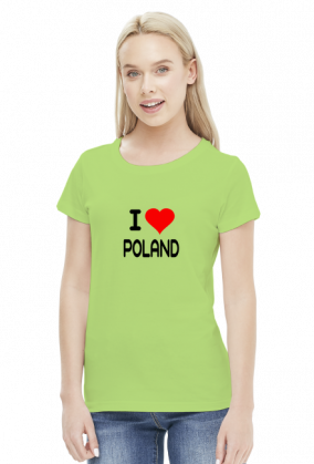 KOSZUKA ILOVE POLAND DAMSKA KOLOR