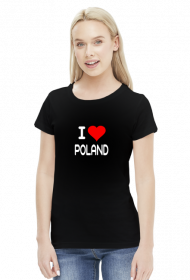 KOSZUKA ILOVE POLAND DAMSKA CZARNA