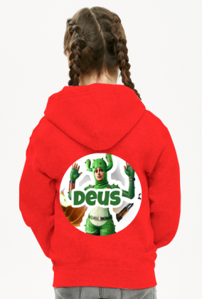 Bluza Dziecięca Deus Logo z Kapturem
