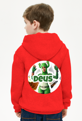Bluza Dziecięca Deus Logo z Kapturem
