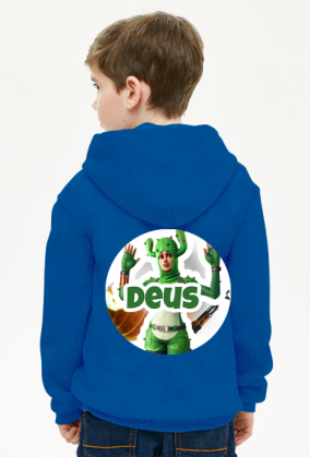 Bluza Dziecięca Deus Logo z Kapturem