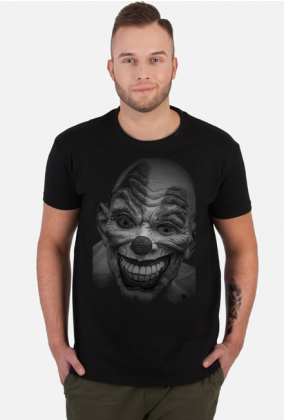 koszulka z demonicznym klaunem