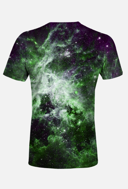 koszulka z nadrukiem galaxy